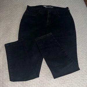 Women’s Old Navy sweetheart denim. Black size 6